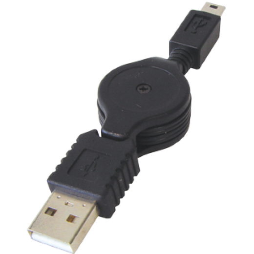 C155V Verbindungskabel USB Typ A Stecker - 5 pol. Mini USB Stecker, 0,8 m