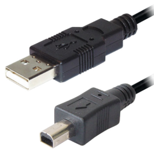 C158-3BM Verbindungskabel USB Typ A Stecker - 4 pol. Mini USB Stecker, 3,0 m