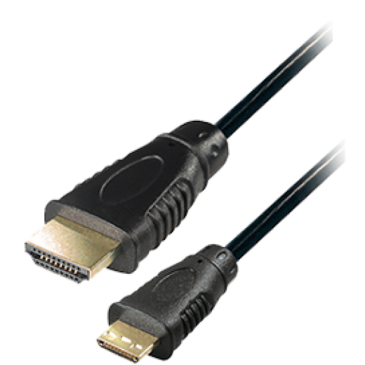 C200-1E High Speed HDMI-Kabel mit Ethernet HDMI-Stecker Typ A auf HDMI-Stecker Typ C, 1,0 m