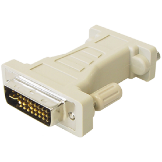 C211 Adapter DVI-Stecker 24 + 5 pol. -  Sub D-Kupplung 15 pol.