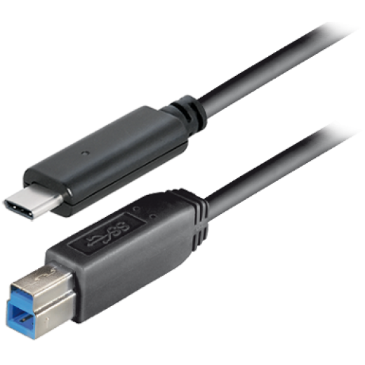 C512-2 Verbindungskabel USB Typ C Stecker - USB 3.1 Typ B Stecker