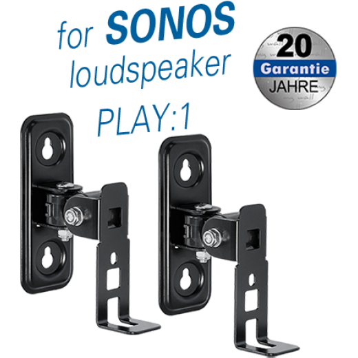 HS12 Wandhalter für SONOS Lautsprecher für SONOS Lautsprecher PLAY: 1,  Belastung 2 kg