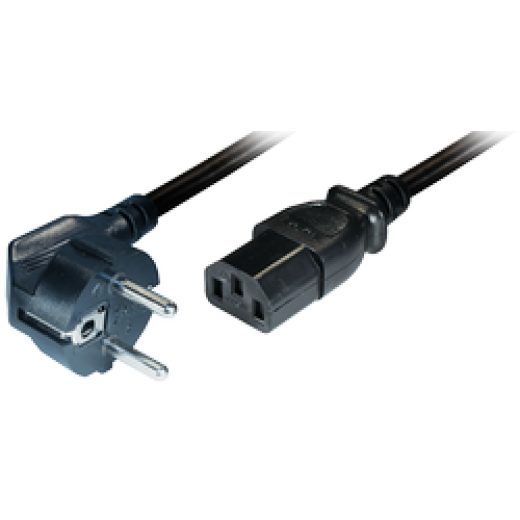N5W Anschlusskabel Schutzkontakt-Stecker - Kaltgeräte-Kupplung IEC 32