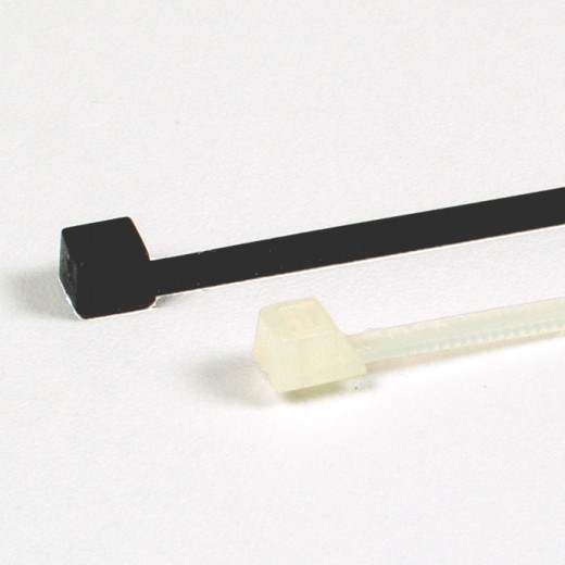 ASCI E10S - witterungsbeständige Kabelbinder schwarz - 368 x 4,8 mm - 100 Stück