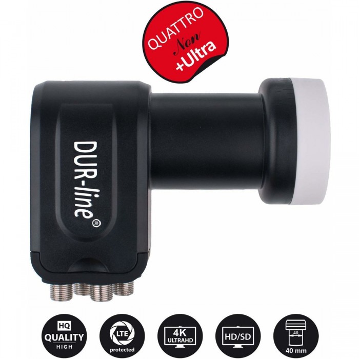 Digital Sat Anlage 2 Teilnehmer - Stromspar-Set | Fuba DAA 850 A Satellitenschüssel 85cm Alu Satellitenschuessel Dur Line Blue Eco Twin Lnb Stromsparend Dvb S2 Hdtv Uhd 4k 8k 3d