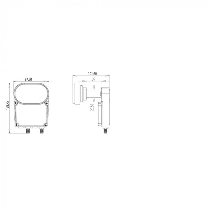 Tête LNB Twin Globo PRO2 Universelle 0.1dB - 2 Sorties - 4K Ultra HD - Opticum