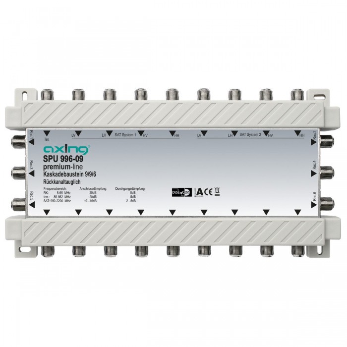 Axing Spu 996 09 Premium Line Kaskadenbaustein 6 Teilnehmer Passiv