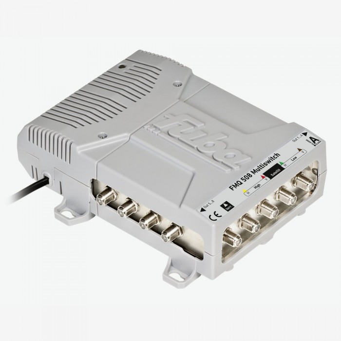 8 Ausgänge UHD-,3D-tauglich Fuba FMQ 508 Profi Sat-Multischalter1 Satellit 