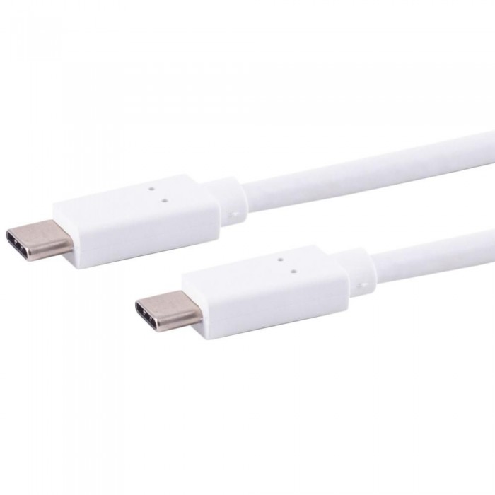 S-Impuls 13-48006 USB-C 4.0 Kabel 0,25m weiß Gen 2x2, 20 Gbps, PD
