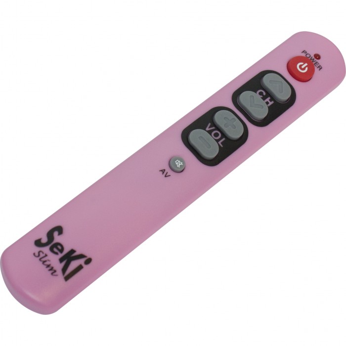 SeKi Universal-Fernbedienung – Lernfähig, Große Tasten, Für Senioren & Kinder (schwarz & Grün)