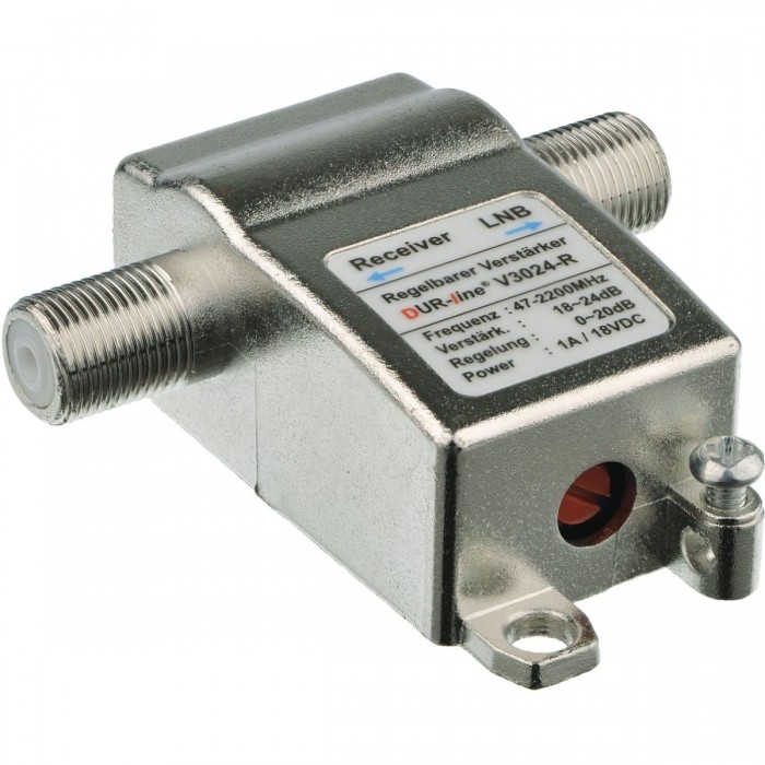 CSL - TV Antennenverstärker 47-862 MHz - 2 X IEC Output - Für DVB-T DVB