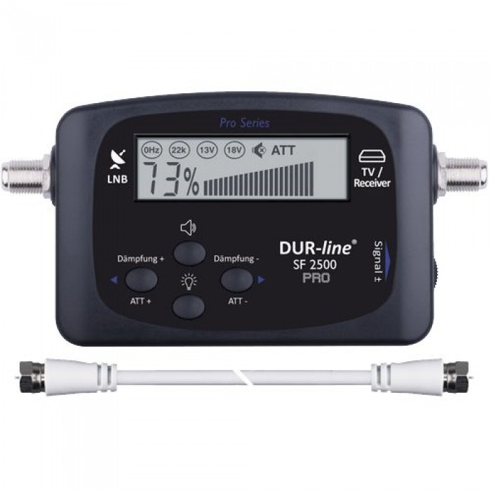 BWare DURline SF 2500 Pro SatFinder DigitalAnzeige, akustisches