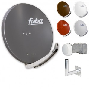 Fuba Digital Sat-Anlage 2 Teilnehmer | Fuba DAA 850 Sat-Antenne + DEK 217 LNB + Winkelwandhalter