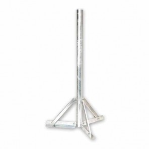 SSF 120 Sat Antennen Standfuß mit 120 cm Rohrlänge, 60 mm Durchmesser, Stahl feuerverzinkt | Halterung für Sat Schüssel