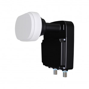 Inverto Black Pro Monoblock Twin LNB 2 Teilnehmer mit 3° Abstand Astra/Eutelsat | IDLB-TWNM22-MNOO3-8PP, 23/40 mm 