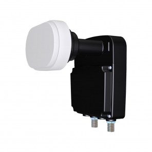 Inverto Black Pro Monoblock Twin LNB 2 Teilnehmer - 3° Abstand Astra/Eutelsat - IDLB-TWNM22-MNOO3-8PP - 23/40 mm für 80cm Satellitenschüsseln