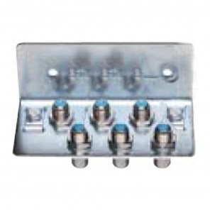 braun telecom Erdungsblock 6 HQ 6-fach Erdungsblock für Kabel- und Sat-Anlagen