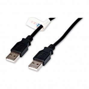 Fuba - FUA 200 USB-A St. - USB-A St.,USB2.0,2,00m,schwarz