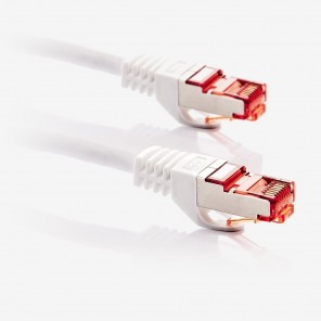 Fuba FCW 050 0,5m CAT 6a Netzwerkkabel Gigabit Ethernet LAN Kabel 10 Gbit/s | Patchkabel, Cat.6a S/FTP-Netzwerkkabel mit RJ 45 Stecker