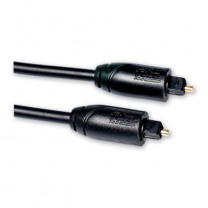 Fuba FTO 300 Optisches Digital-Audiokabel 3m schwarz | Toslink Kabel, Toslink-Stecker auf Toslink-Stecker, vergoldete Kontakte