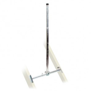 Fuba DSP 065 Dachsparrenhalter - (TÜV-geprüft für Satellitenschüsseln bis 1,0m Durchmesser)* -  Halterung Sat Antenne Dachmontage - Breite: 39cm bis 52cm, Höhe: 130cm,  Ø 48mm, Kabeldurchführung