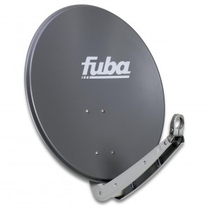 Fuba DAA 650 A Sat-Antenne Aluminium anthrazit | Sat-Schüssel 60 cm x 65 cm