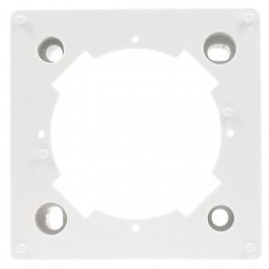 Axing TZU 1-00 Aufputzrahmen 80x80 mm für 1-teilige Abdeckungen (Axing SZU 2-01) - für Antennendosen-Serien BSD und SSD