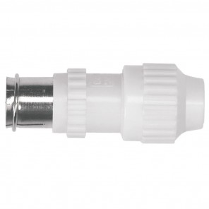 Axing CFS 20-00 F-Quick-Stecker für Koaxialkabel von 4,5 bis 7 mm Durchmesser | F-Schnellstecker, Schlüsselweite 11 mm