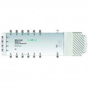 Axing SPU 512-05 basic-line Sat-Multischalter 12 Teilnehmer | 5 in 12, Stand-Alone, HDTV-, 4K-, 3D-tauglich