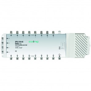 Axing SPU 516-05 basic-line Sat-Multischalter 16 Teilnehmer | 5 in 16, Stand-Alone, HDTV-, 4K-, 3D-tauglich