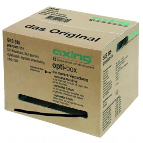 Axing SKB 395-14 3-fach geschirmtes Koaxialkabel | 250m opti-box, schwarz