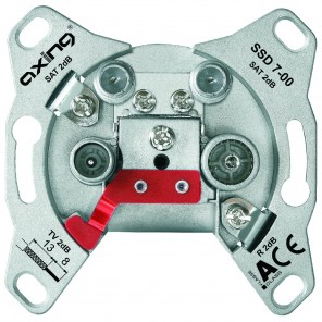 Axing SSD 7-00 4-Port Sat-Antennensteckdose 
