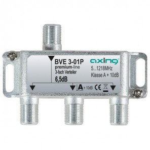 Axing  BVE 3-01P BK-3fach Verteiler, 5-1218 MHz