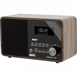 Imperial DABMAN 100 DAB+ und UKW-Radio im Holzdesign 22-220-00 mit LCD-Display