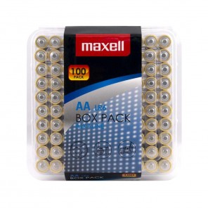 Maxell MLR06 Alkaline LR6 AA Mignon Batterie Box 100 Stück (0,28 €/Stück)