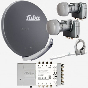 Fuba DAA85908A Sat-Anlage 2 Satelliten 8 TN DAA850A + DAZ102 + 2x DEK407 + FMT908