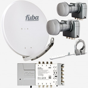 Fuba DAA85908G Sat-Anlage 2 Satelliten 8 TN DAA850G + DAZ102 + 2x DEK407 + FMT908