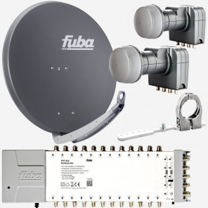 Fuba DAA85924A Sat-Anlage 2 Satelliten 24 TN DAA850A + DAZ102 + 2x DEK407 + FMT924