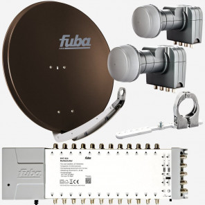 Fuba DAA85924B Sat-Anlage 2 Satelliten 24 TN DAA850B + DAZ102 + 2x DEK407 + FMT924
