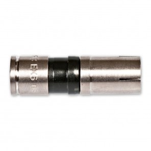 Fuba OVZ 078 HQ schwarz IEC-Kompressionskupplung EX6-4983-IECf für 4,6mm Dielektrikum