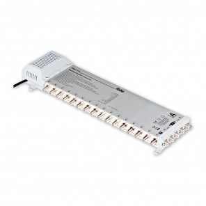 Fuba FMS 516 Sat Multischalter 5/16 | 1 Satellit, 16 Teilnehmer, HDTV, UHD, 3D