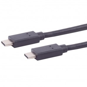 S-Impuls 13-48005 USB-C 4.0 Kabel 0,25m schwarz Gen 2x2, 20 Gbps, PD 60W, USB-C-Stecker