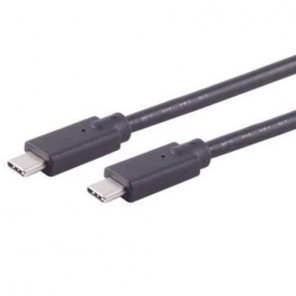 S-Impuls 13-28035 USB-C 2.0 Kabel 2m schwarz 480 Mbps, PD 100W, USB-C-Stecker