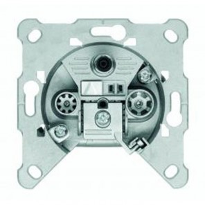 Triax FS 302 F rückkanaltaugliche und kabelmodemtaugliche 3-Loch SAT-Einzeldose 