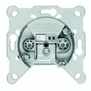 Triax FS 07 2-Loch BK-Durchgangsdose 8,0dB Anschlussdämpfung Kabelmodem-tauglich
