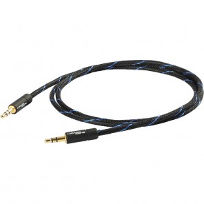 Black Connect Klinke/Klinke MKII Slim | 3,5mm Klinken-Kabel 0,50m