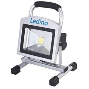 Ledino Köpenick 210 LED-Akkustrahler 20W,10,4Ah,silber