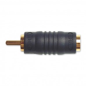 Profigold PGP 6501 Adapter S-VHS-Kupplung auf Cinch-Stecker | vergoldete Kontakte