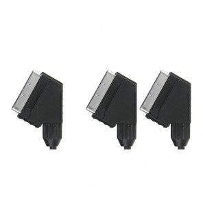Bandridge VL7712 (1,50 m) Scart-Stecker auf 2x Scart-Stecker