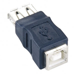 Bandridge CA46400X Adapter USB-A Kupplung auf USB-B Kupplung blau